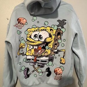 H&M Divided Sponge Bob Square Pants Hoodie Youth Size 16/18 XL